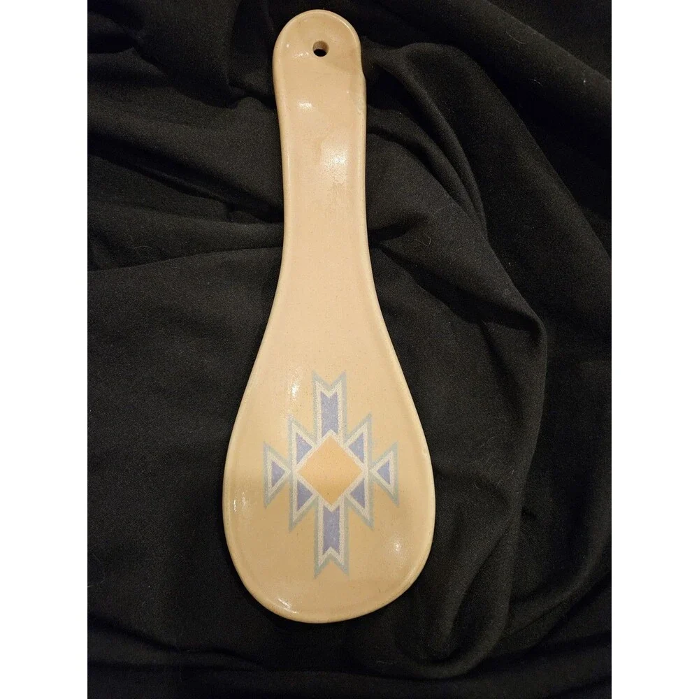 Vintage Treasure Craft Aztec Southwestern Spoonrest Made In The USA